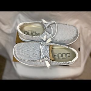 Hey Dude Wendy Sox Stone White. Womens 8. Brand new.